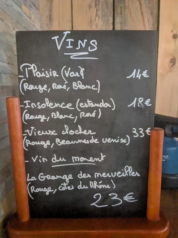Bar Restaurant "L’ENTRE POTES" - Menu Image 3